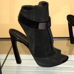 Guess open toe sandal with mesh inset